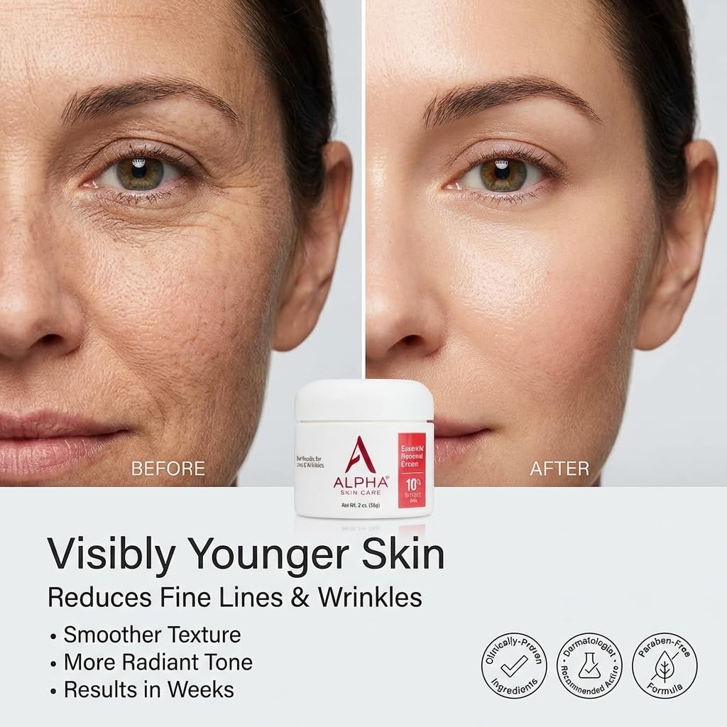 Alpha Skin Care Essential Renewal Cream packshot highlighting lightweight daily care