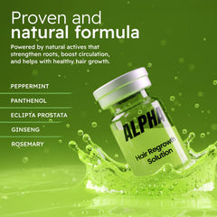 Eclipta prostrata extract spotlight for balanced scalp hydration