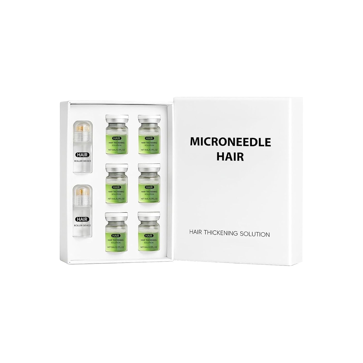 AlphainFuze Hair Regrowth System packaging showing a kit for fuller, healthier look.