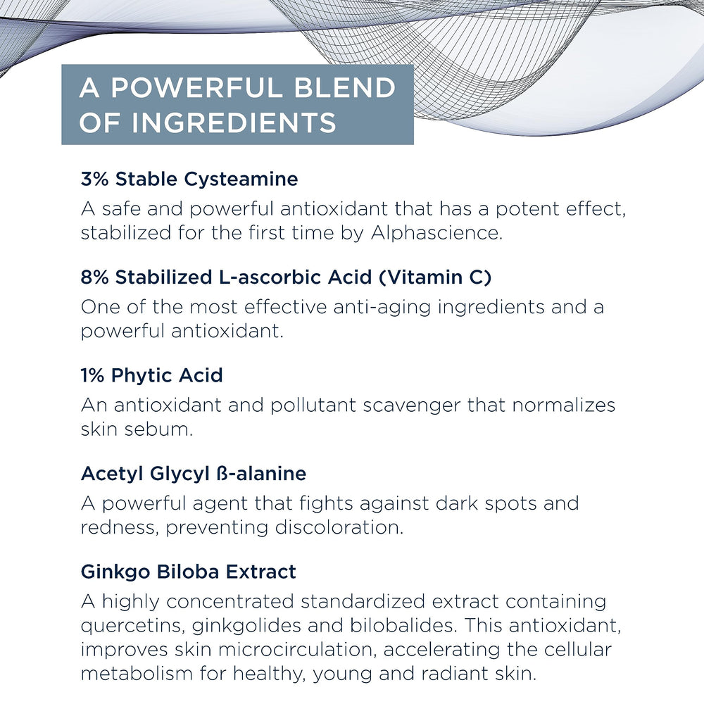 3% cysteamine emphasis in Mela Bright C+ Serum for uneven tone support.