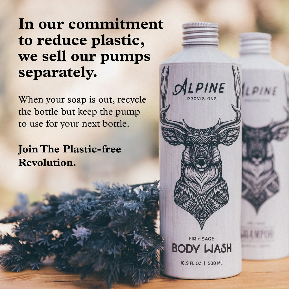 Alpine Provisions aluminum bottle packaging reduces plastic waste