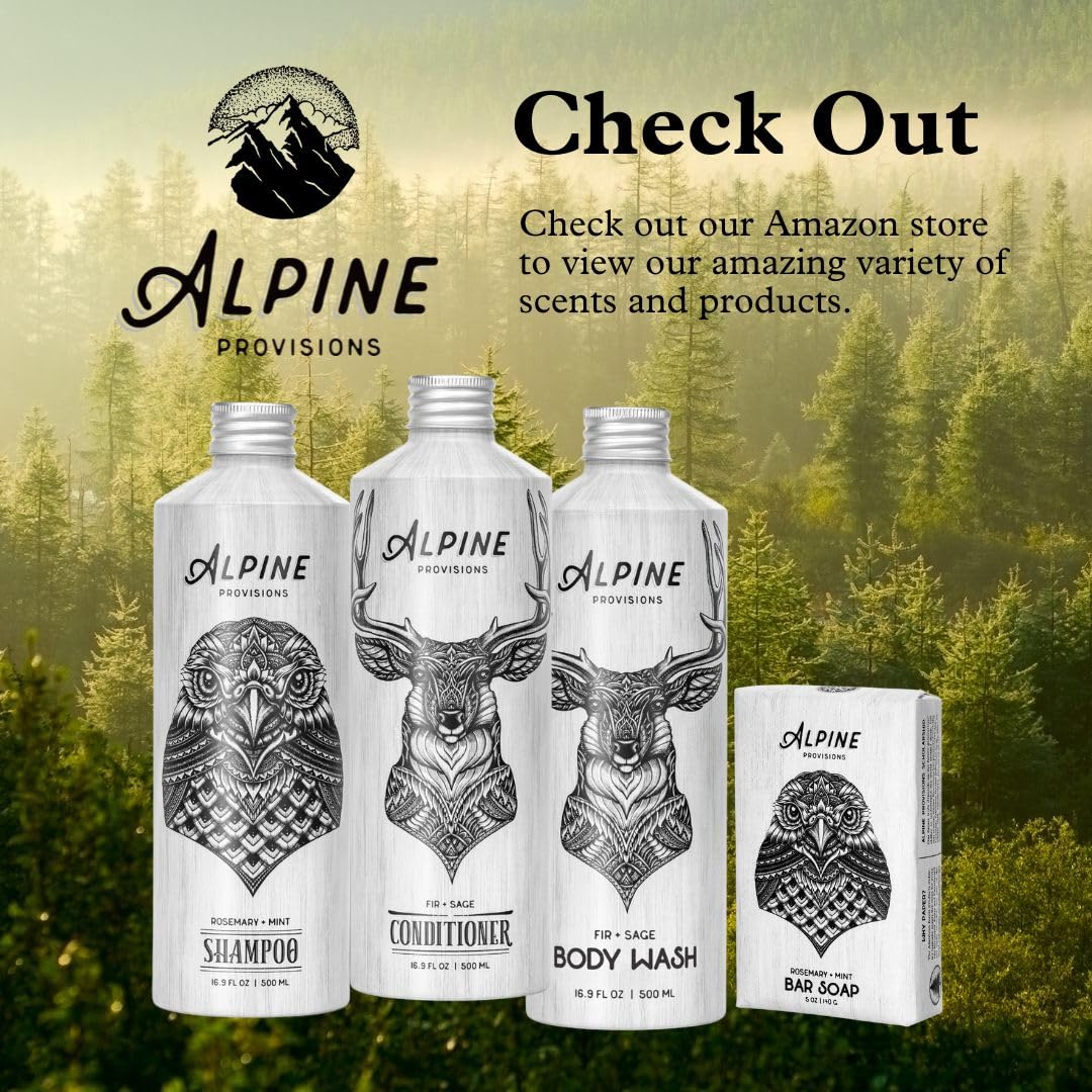 Alpine Provisions unisex cleanse application demonstrates versatile use.