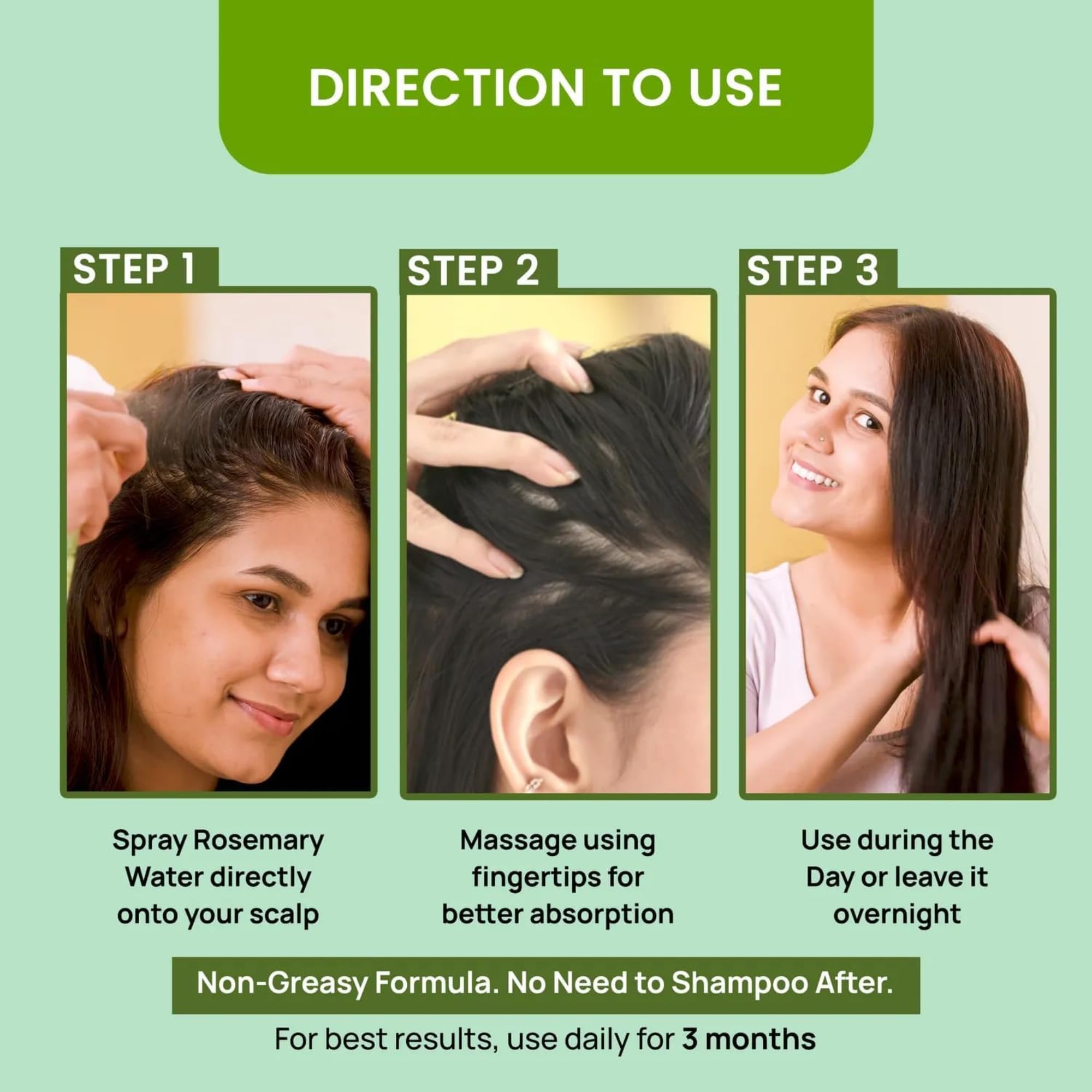 Alps Goodness Rosemary Water Spray daily-routine is suitable for all hair types.