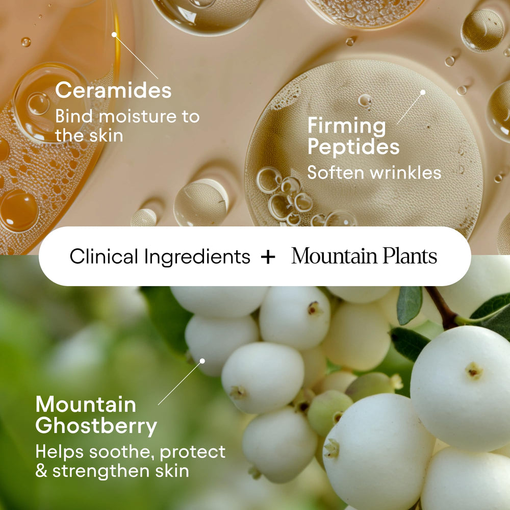 Alpyn Beauty cream on hand demonstrates rich texture and soothing hydration