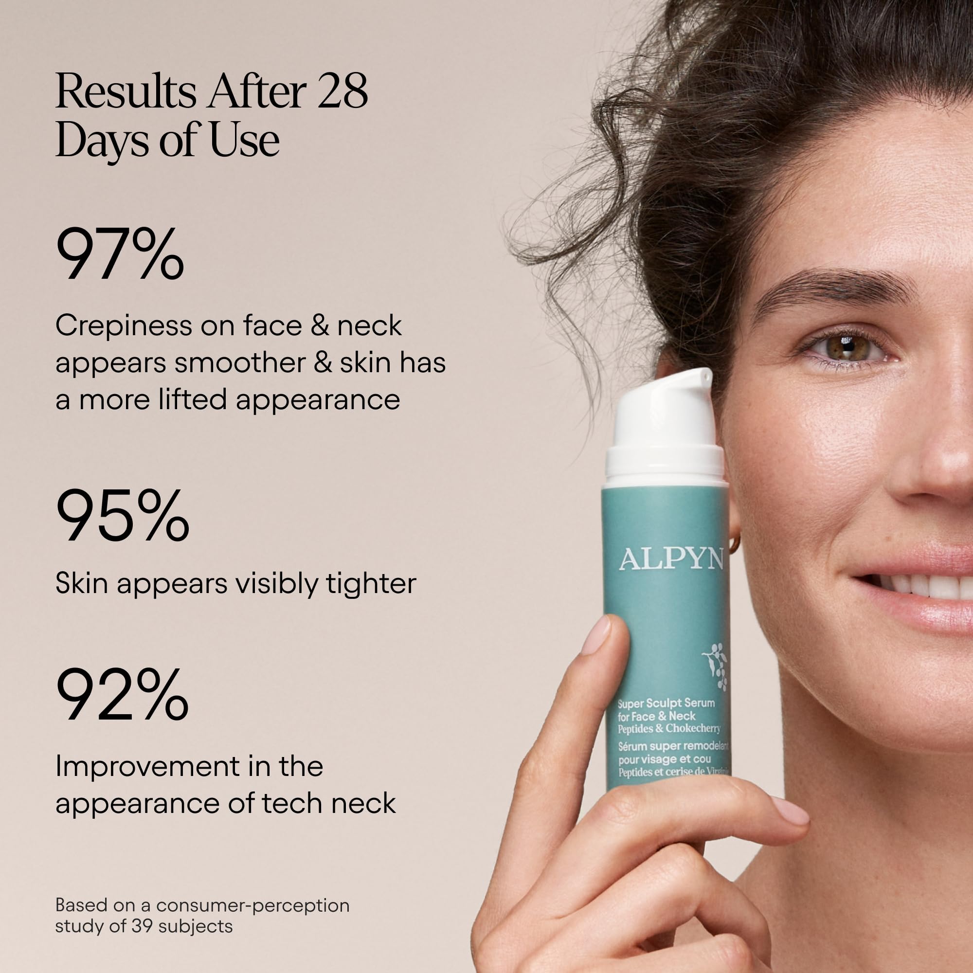Alpyn Beauty Cucumber seed oil visual suggests soothing hydration.