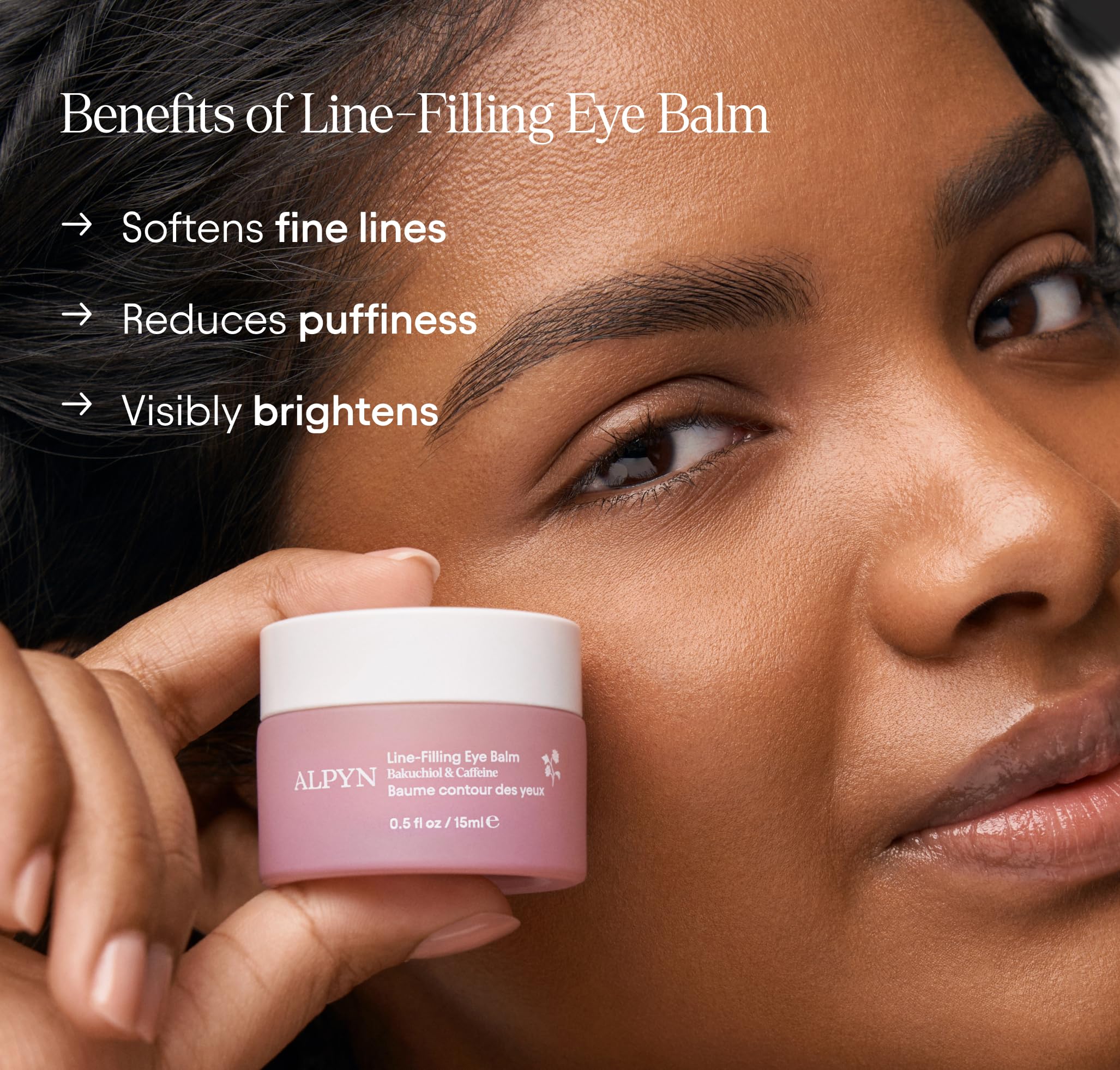 Line-Filling Eye Balm texture close-up showing smooth glide.