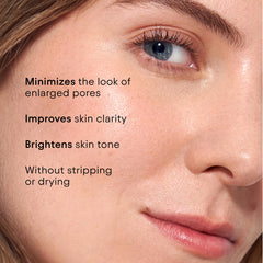 Alpyn Beauty Pore Toner label detail highlighting 2% BHA and borage.