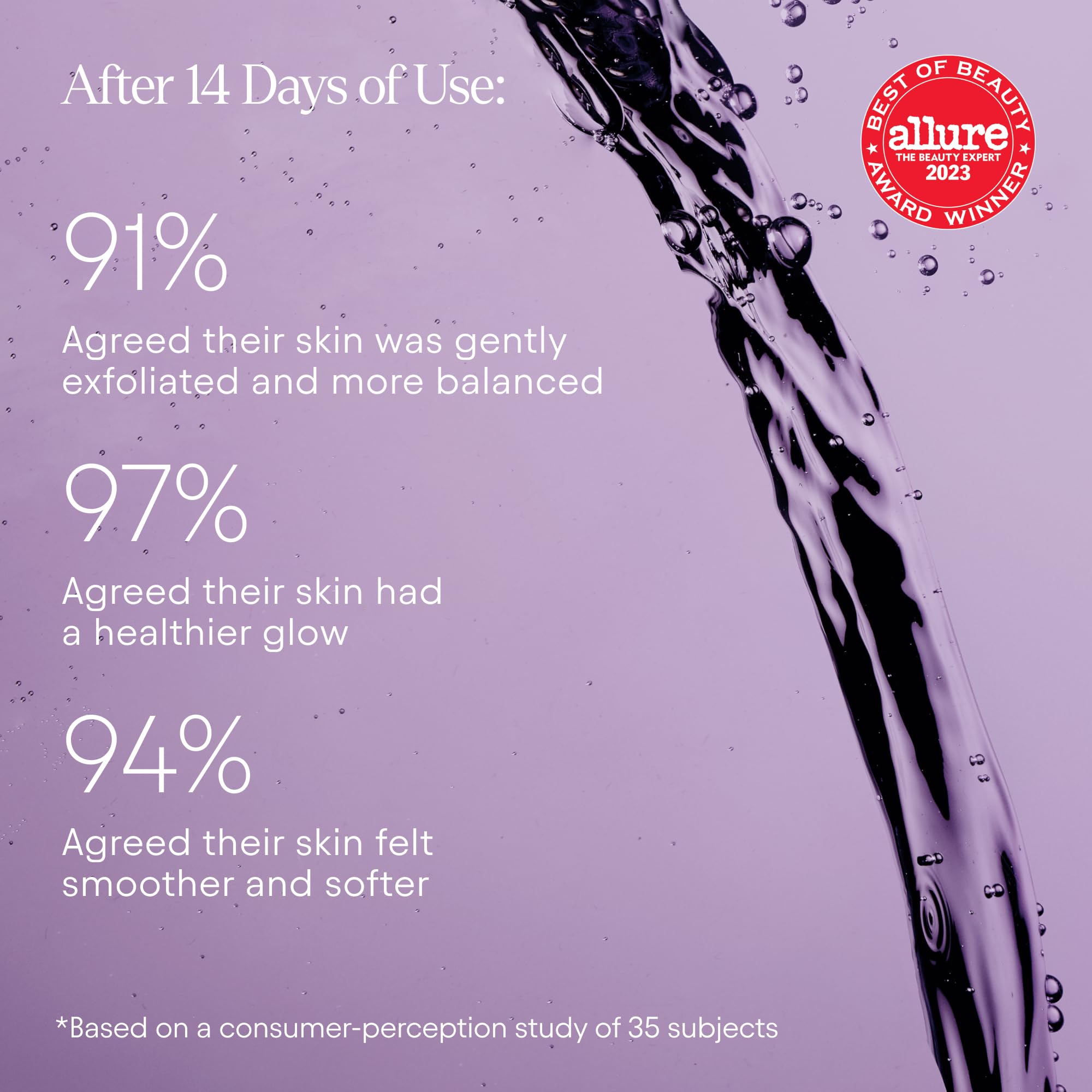 Alpyn Beauty Pore Toner on white background emphasizes sustainability message.