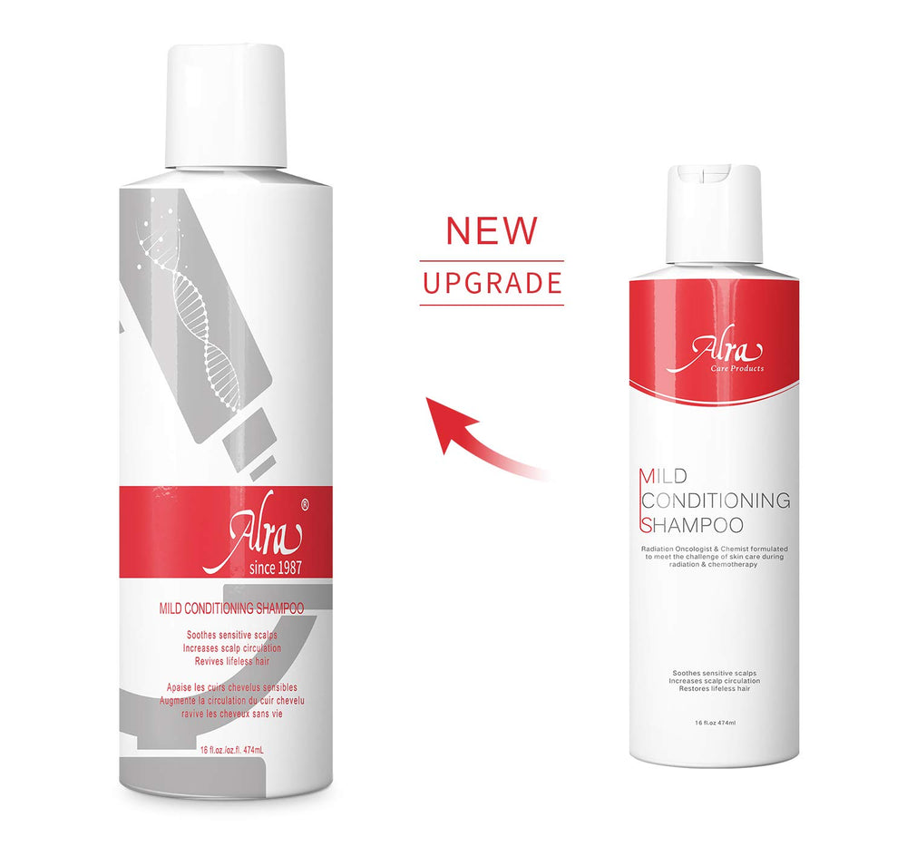 Hands massaging Alra shampoo into scalp for gentle cleansing and conditioning