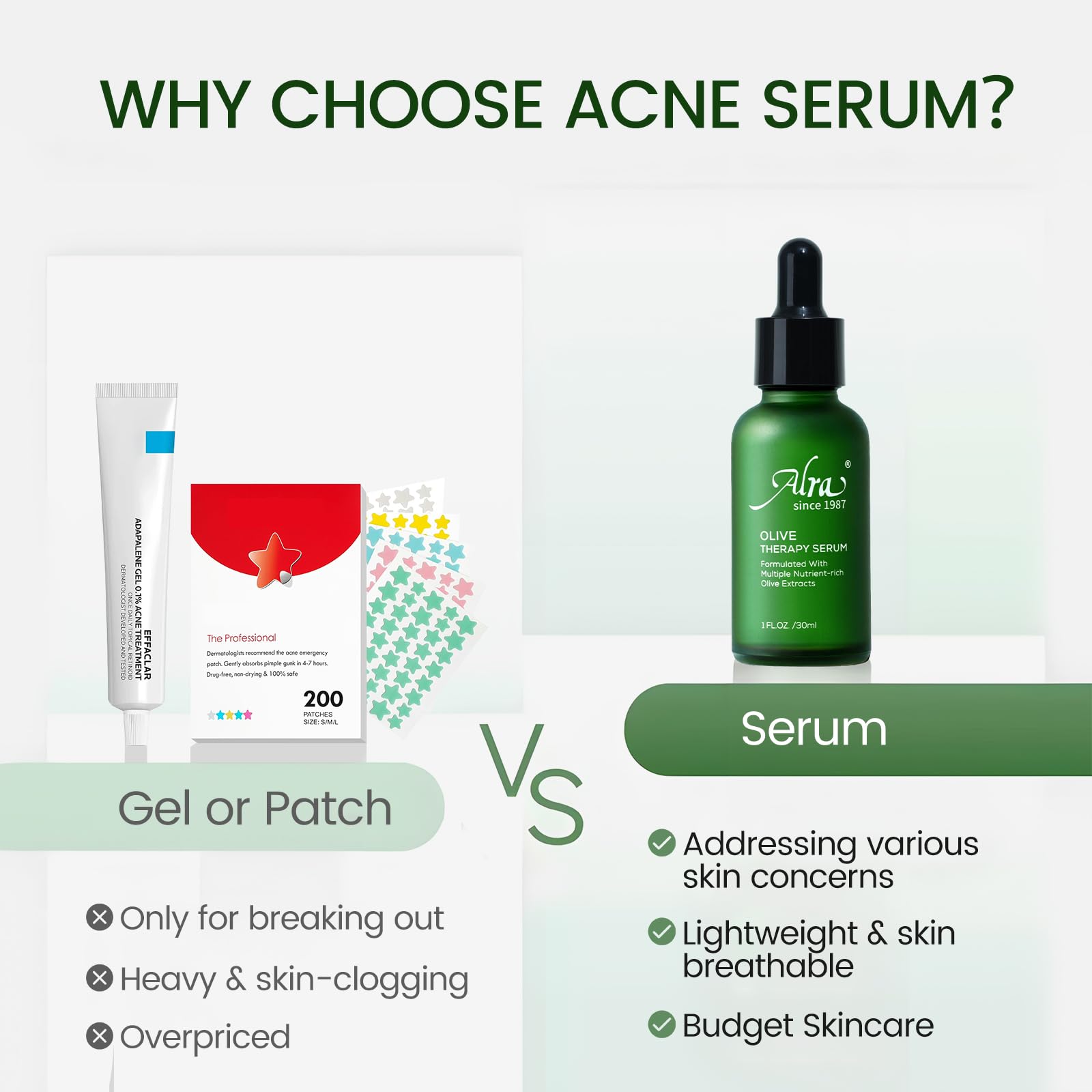Product on clean surface as part of an oily skin routine
