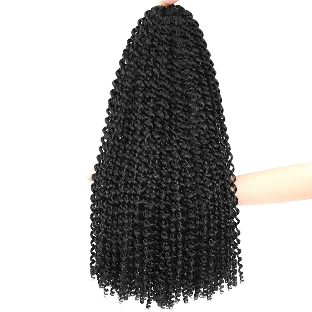 Alrence Long wavy crochet hair 24-inch showcases natural movement and effortless customization.