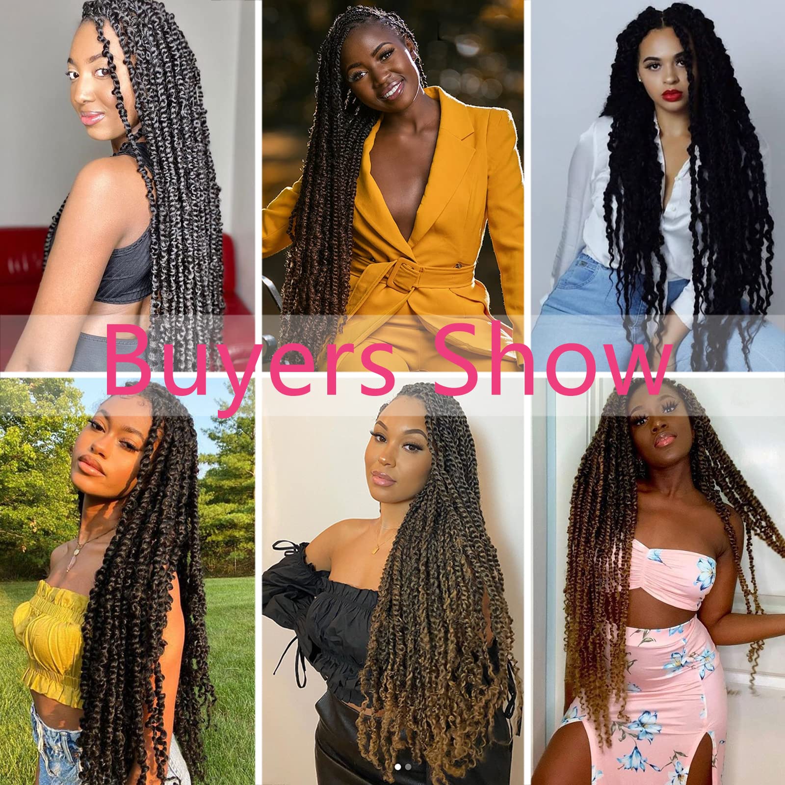 Alrence Senegalese twist crochet hair 24-inch offers fuller look with secure, twist-ready texture.