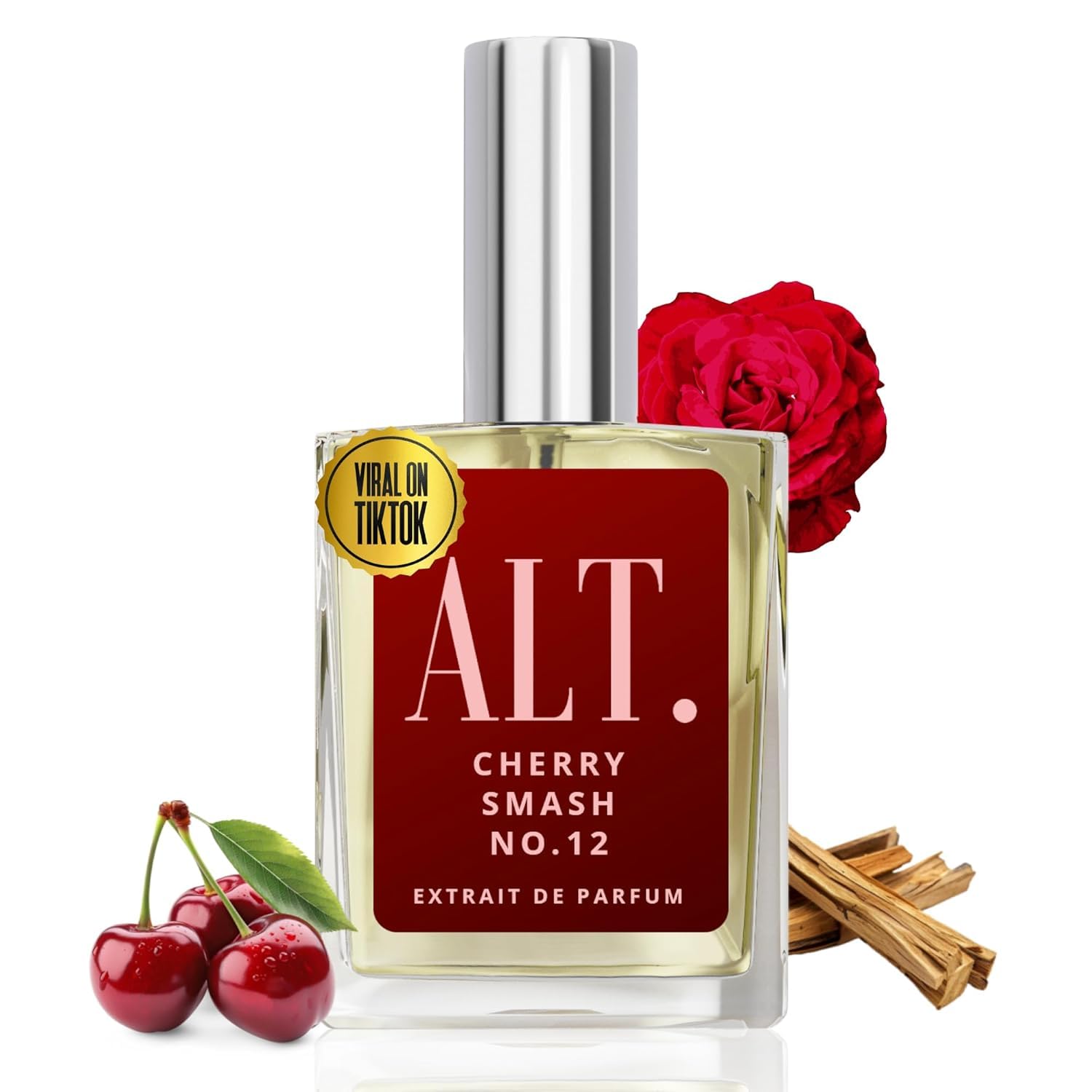 ALT Cherry Smash bottle closeup, premium design ideal for daily wear.