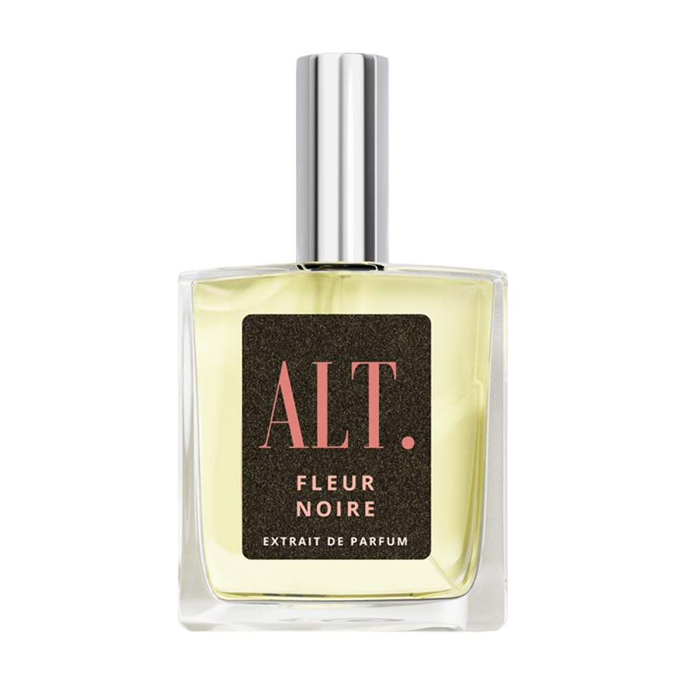 ALT. FRAGRANCES Fleur Noire bottle, a bold evening signature with coffee and vanilla notes.
