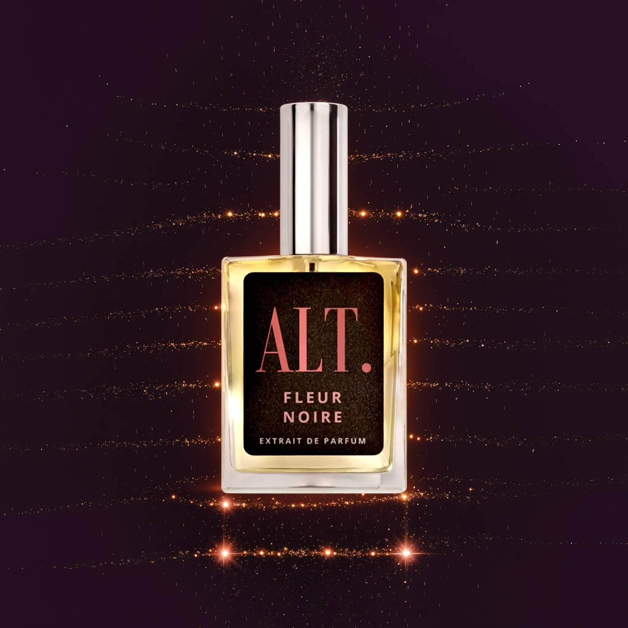 ALT. FRAGRANCES Fleur Noire travel size fits in a purse for easy on-the-go touch-ups.
