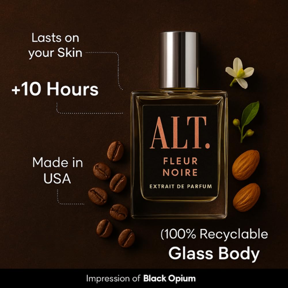ALT. FRAGRANCES Fleur Noire wrist-application demonstrates an elegant scent trail for any occasion.