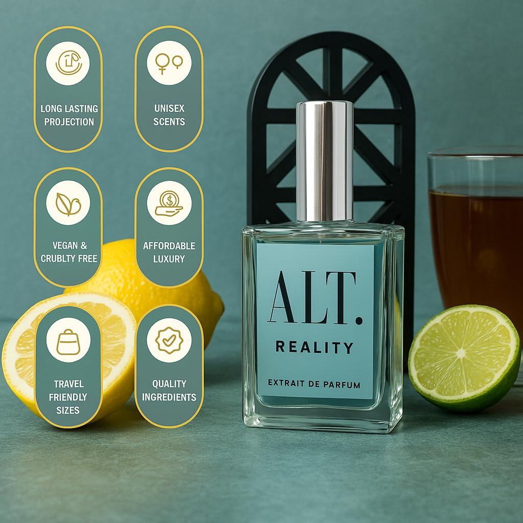 ALT. FRAGRANCES Reality notes of ginger and black tea evoke creative moments.