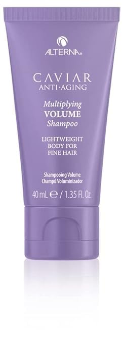 Alterna Caviar Anti-Aging Multiplying Volume Conditioner bottle adds smoothness and lift