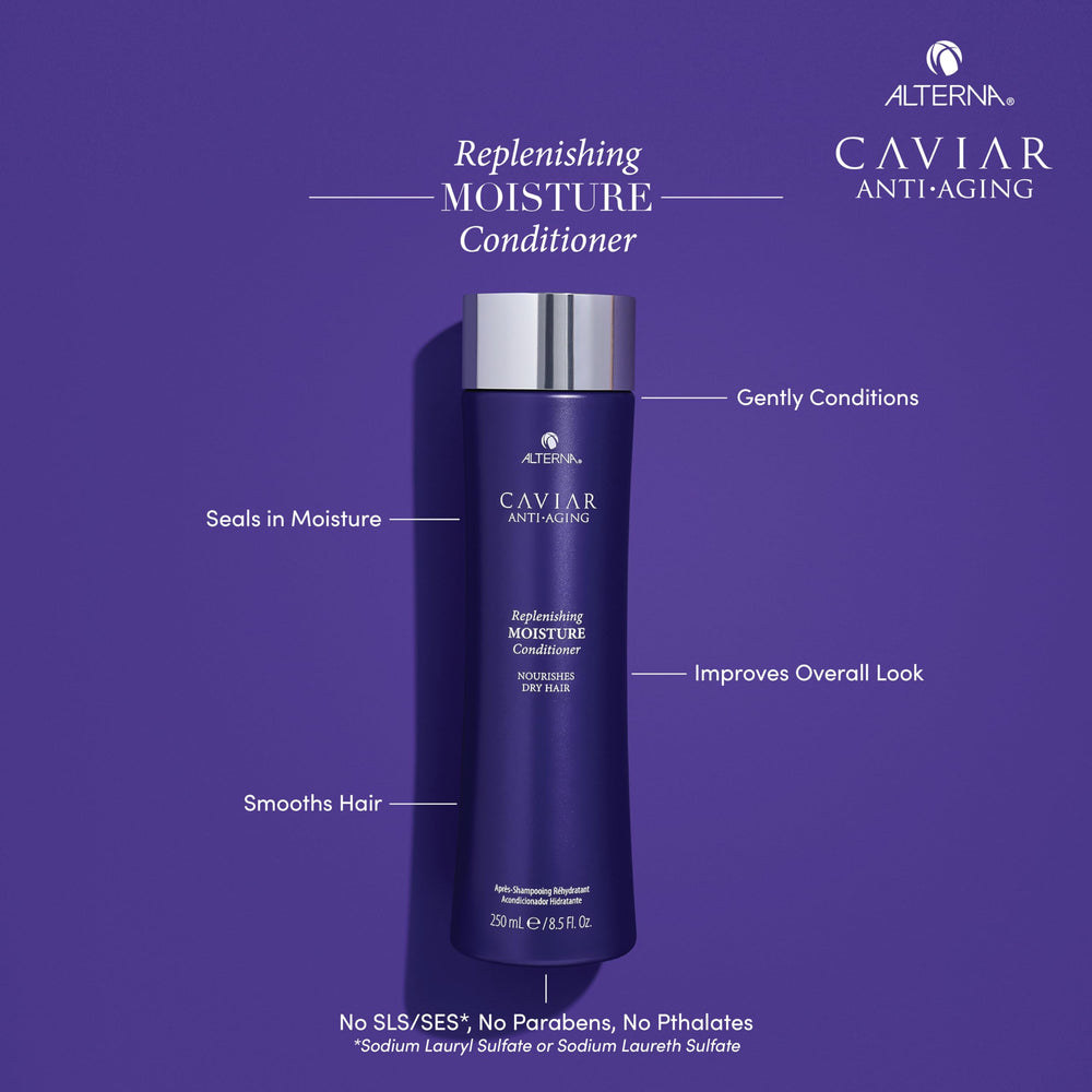 Alterna Seasilk infusion bottle detail promises luxurious slip and softness.
