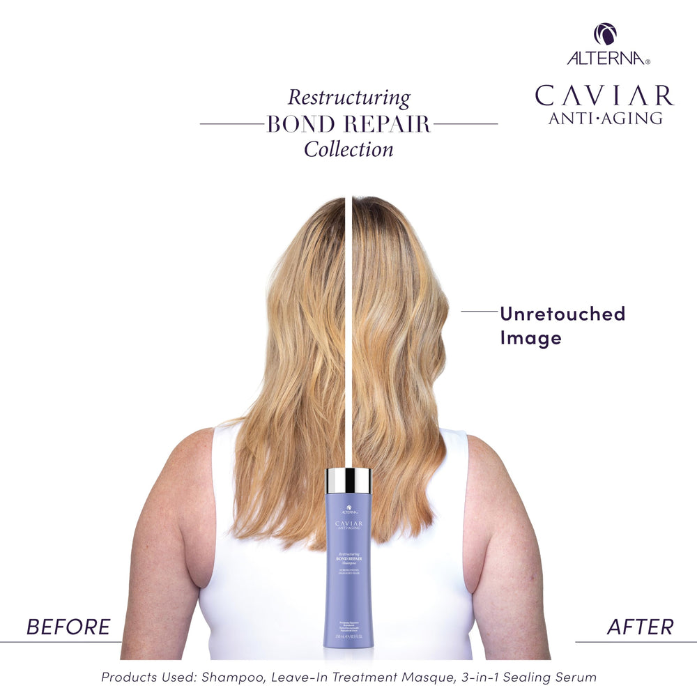 Hair textures from straight to coiled showcase Alterna use.