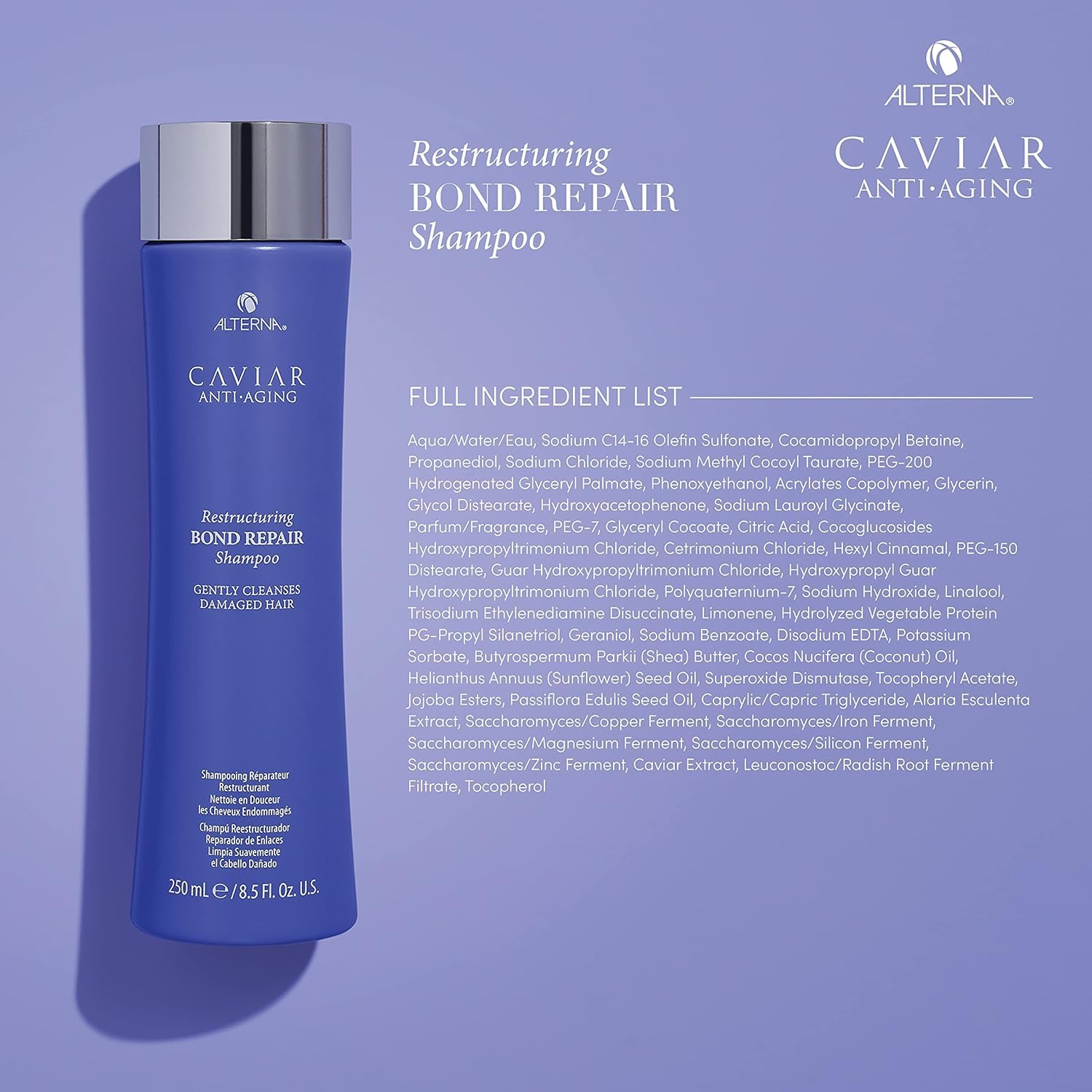 Alterna CAVIAR Bond Repair conditioner tube delivers soft, manageable hair