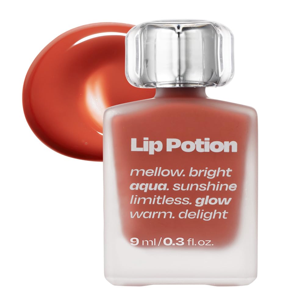 alternativestereo Lip Potion Aqua Glow No.1 Lemon Balm bottle showcases hydrating gloss with light, sheer radiance.