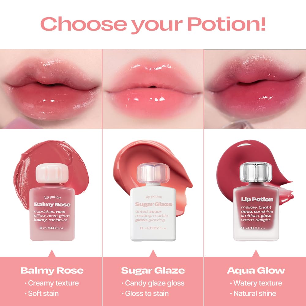 Alternativestereo Lip Potion Aqua Glow No.6 Grape Sherbet packaging closeup.