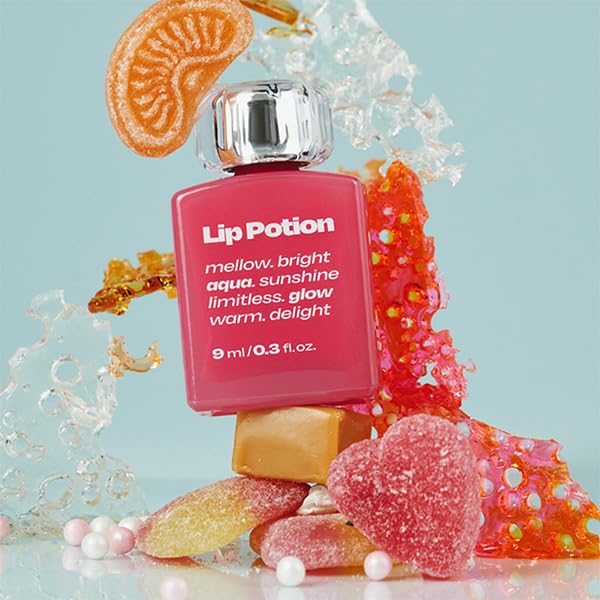 alternativestereo Lip Potion Aqua Glow No.7 Pink Soda wear for everyday glow