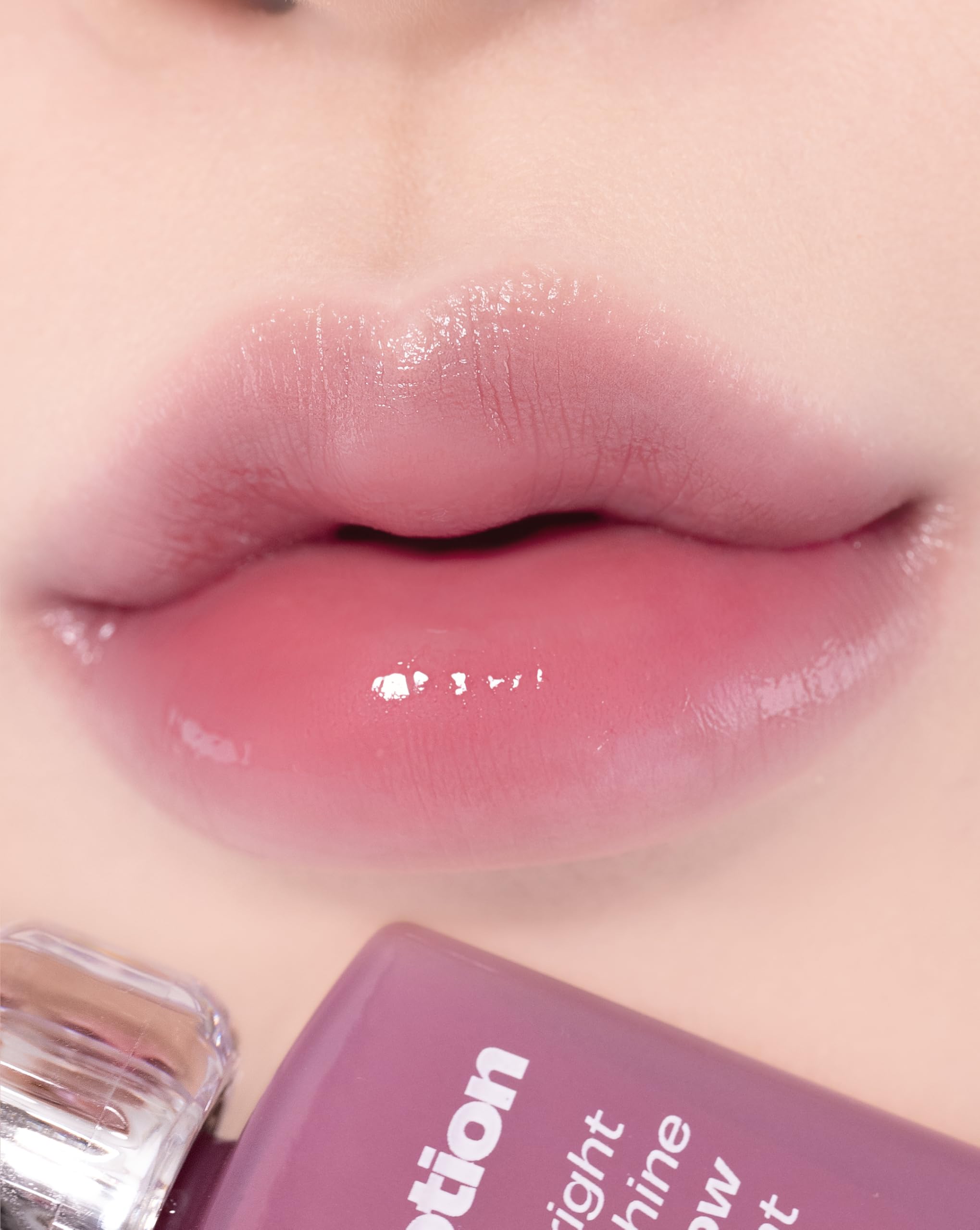 Alternativestereo Lip Potion Aqua Glow Sugar Purple swatches reveal sheer lavender radiance.