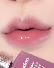 Alternativestereo Lip Potion Aqua Glow Sugar Purple swatches reveal sheer lavender radiance.