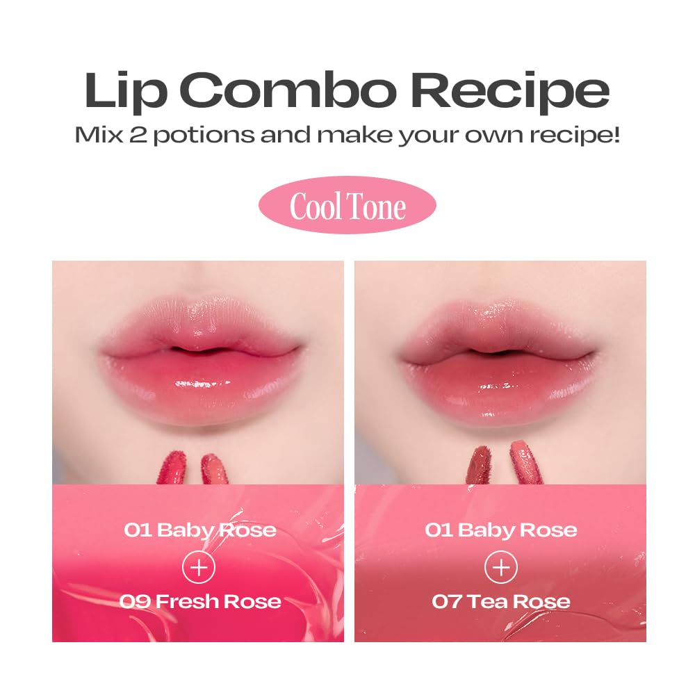 alternativestereo Lip Potion Balmy Rose backlit glow highlighting natural radiance