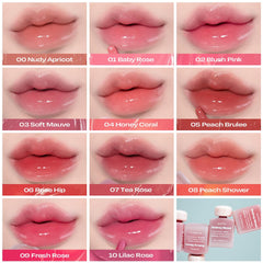 alternativestereo Lip Potion Balmy Rose close-up shows creamy, blendable texture.