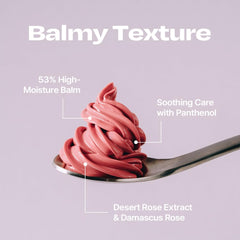 alternativestereo Lip Potion Balmy Rose soft glow finish on skin for a gentle highlight.