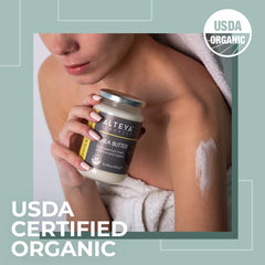 Alteya Organics shea butter applied to skin for nourishment