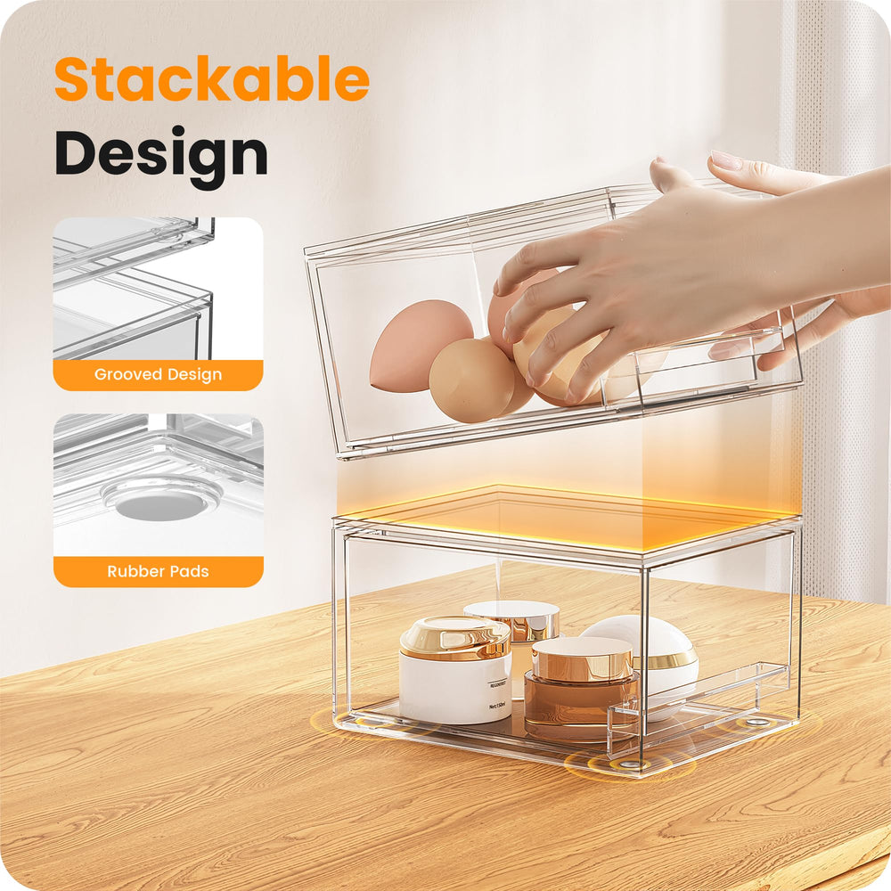 A-LuGei fridge egg and cheese drawer keeps perishable items orderly.