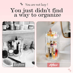 ALUYUO full-capacity setup demonstrates space for perfumes and cosmetics.