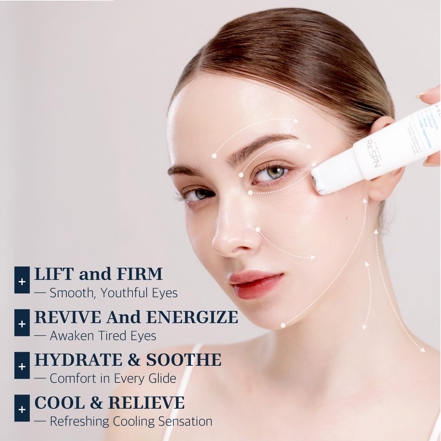 AlwayNu Re.SPN Panthenol and niacinamide hydrate the eye area