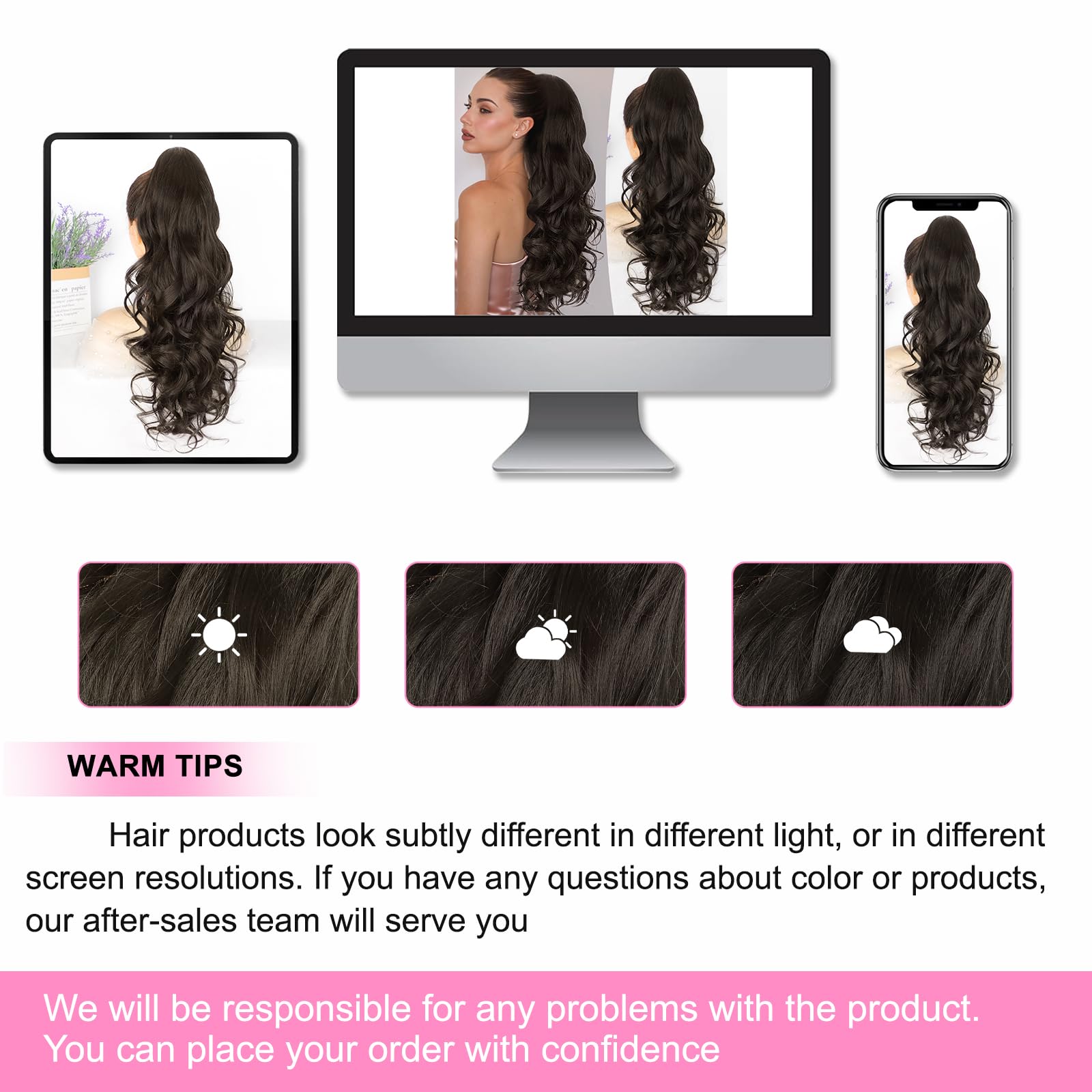 ALXNAN care tips help extend lifespan with gentle detangling.