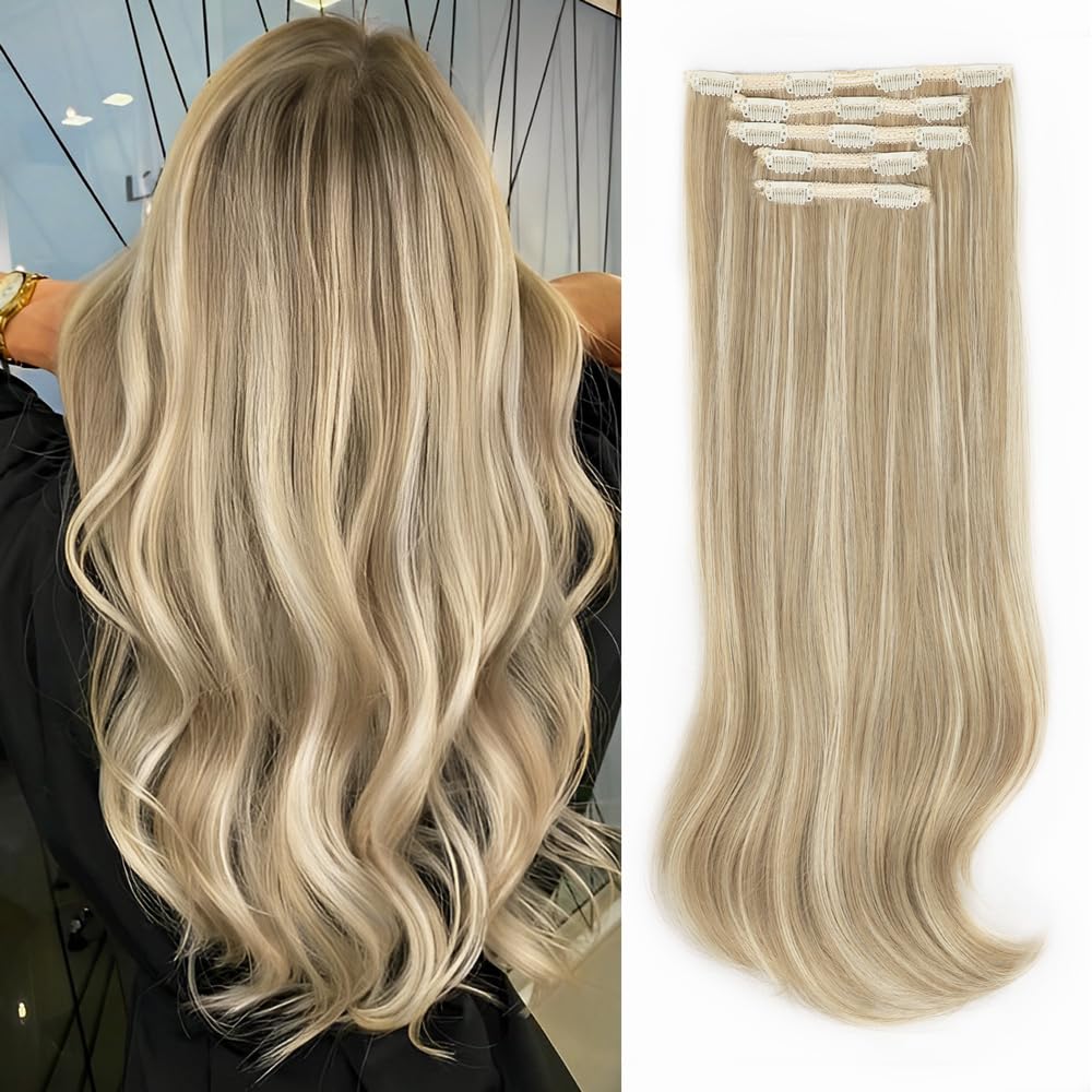 ALXNAN clip-in extensions with soft lace weft closeup for seamless scalp blend.