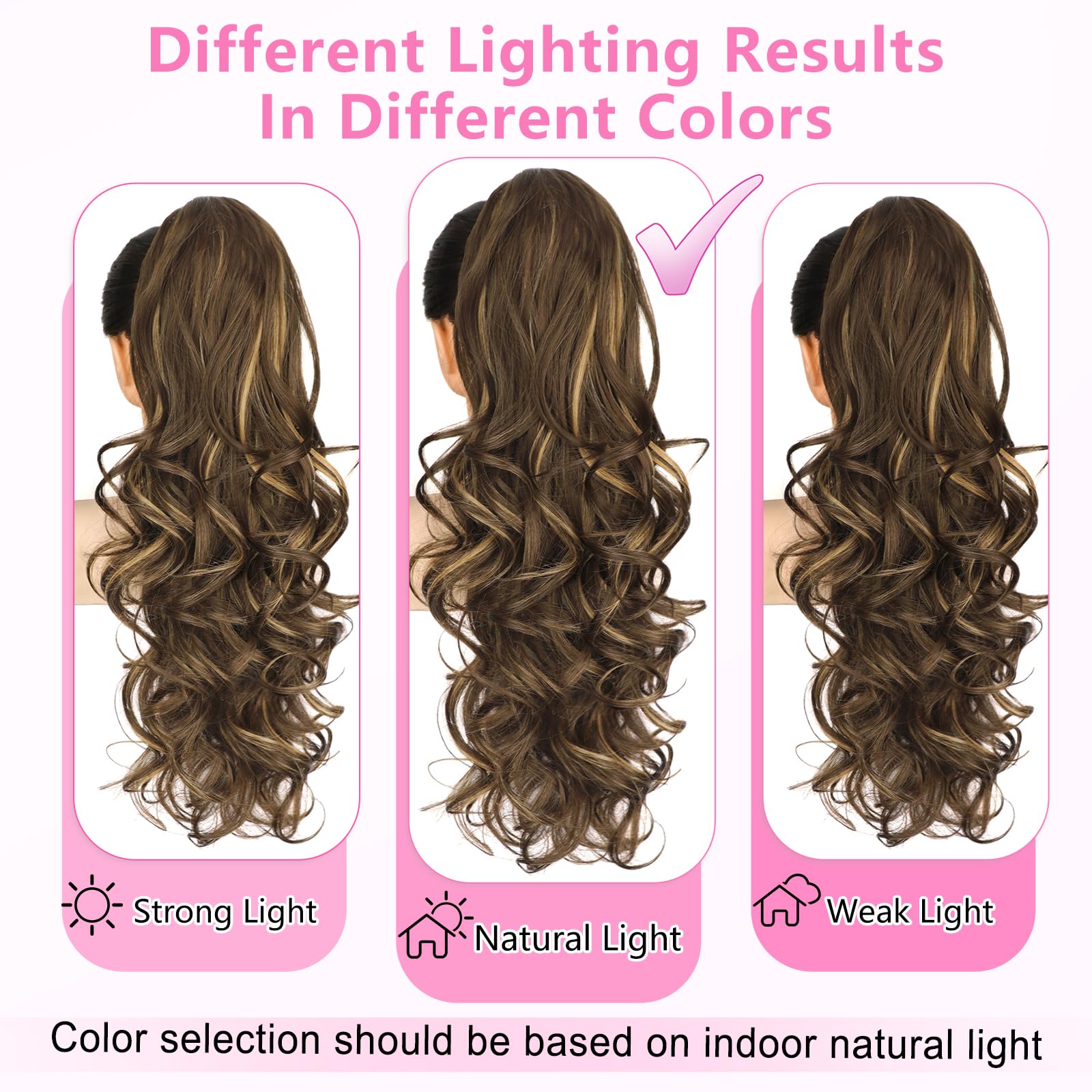 ALXNAN ponytail extension ideal for weddings and dress-up events