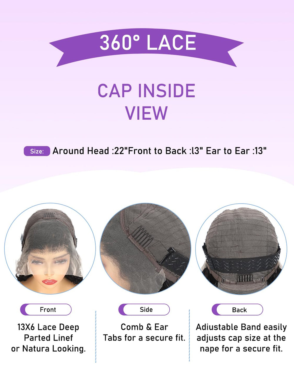 ALYOGA natural color wig suitable for everyday wear and comfortable, durable style.