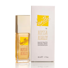 Alyssa Ashley Vanilla spray captures intimate evenings with musk and rose notes.