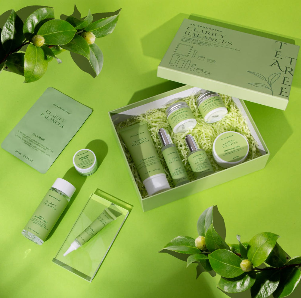 AM AROMANTRA Exfoliating Pads provide gentle resurfacing and clearer pores.