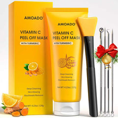 AMOADO Blackhead Remover Mask bottle showing deep cleansing formula