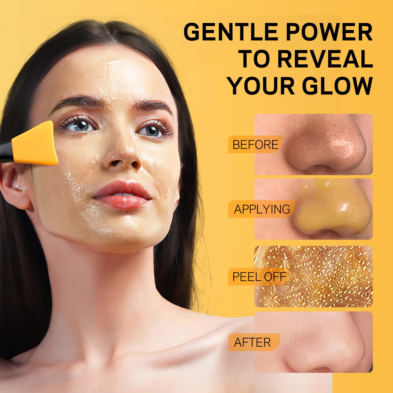 AMOADO peel-off action captured during use