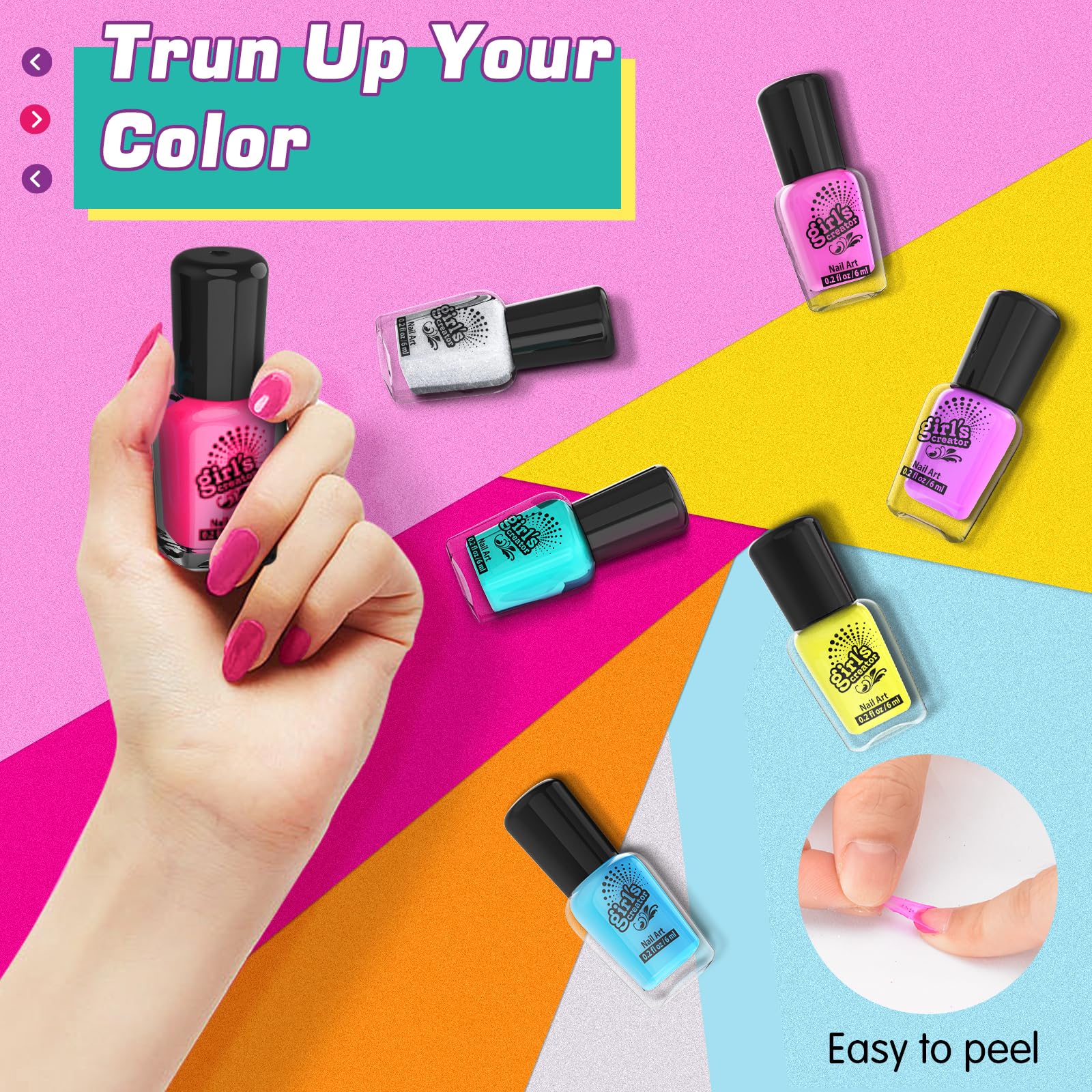 Amagoing quick-dry nail dryer helps nails dry fast to prevent smudges.