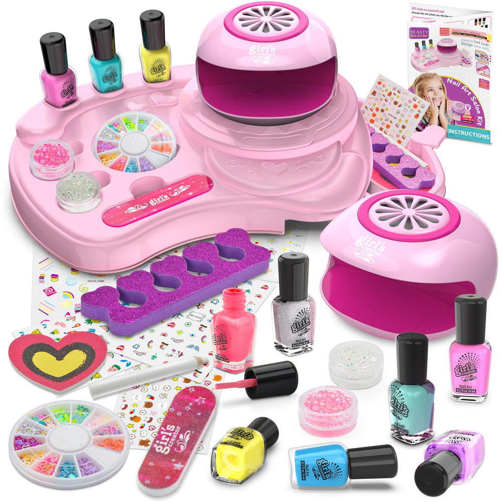 Amagoing nail polish set colors for kids offer bright, kid-safe hues for fun nail art.