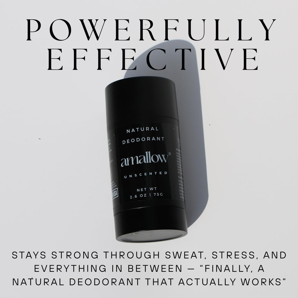 Amallow ingredients: shea butter, tallow, and jojoba for skin-friendly care.