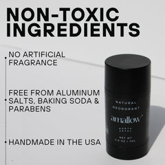 Amallow ingredients closeup featuring tallow, shea, magnesium, and zinc.
