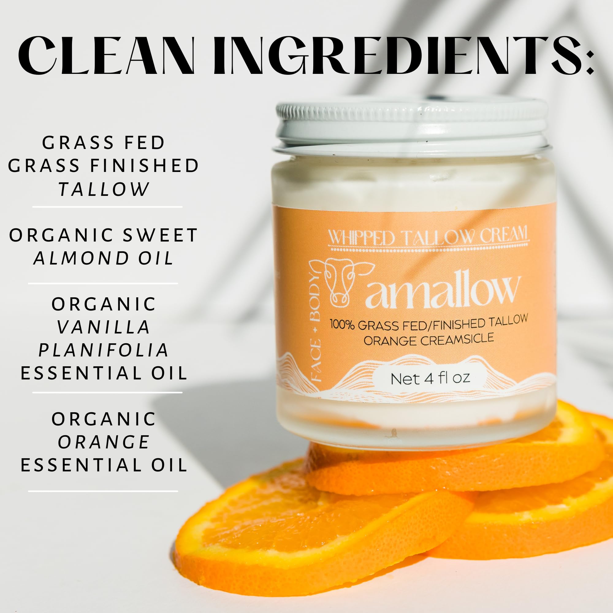 Amallow orange creamsicle scented bottle with citrus aroma